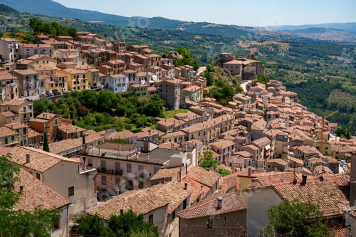Preview: View of Muro Lucano, in Potenza province, Italy