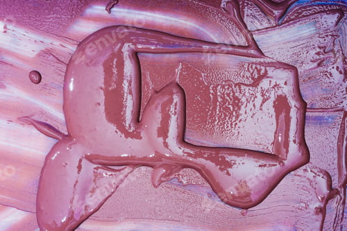 Preview: Fluid Art- Marbled Effect. Abstract Artwork- Stain, Splashes, Smearing The Dye. Liquid Acrylic