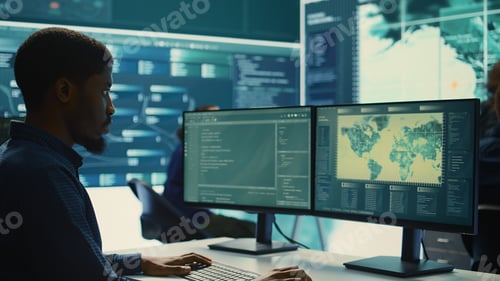 Preview: Cyber security experts team working on encryption and IT security