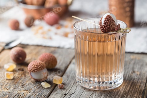 Preview: Glass of lychee juice