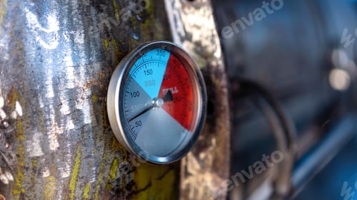 Preview: Thermal sensor on the grill, BBQ