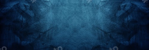 Preview: blue cement background, horizontal blank concrete wall