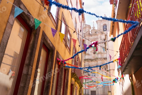 Preview: Streets of Porto decorated during the San Juan festivities