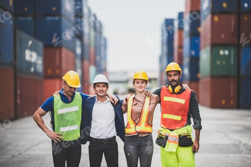 Preview: Business executives And engineers are visiting industrial plants and warehouses