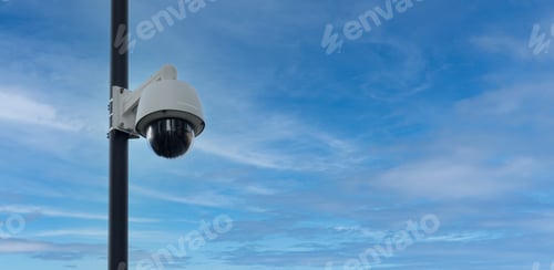 Preview: Real time Modern Online Security Panoramic CCTV camera surveillance system.