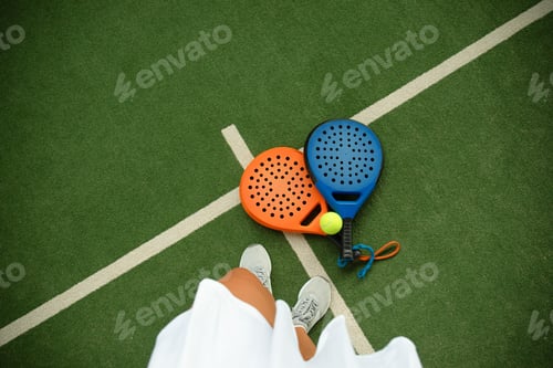 Preview: Padel players set up to enjoy a game on a sunny day