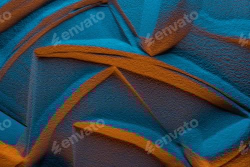 Preview: top view of textured sand background with color filter