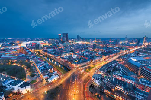 Preview: The Hague, Netherlands Skyline
