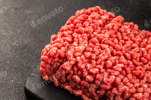 Preview: Raw minced meat beef pork ground meat natural product tasty snack fresh gourmet food