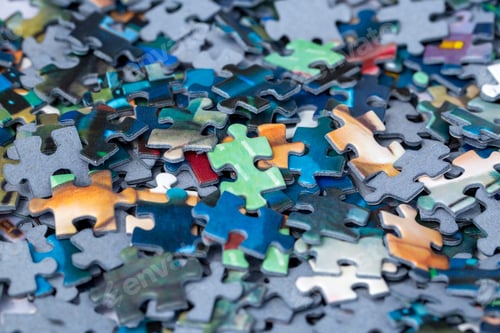 Preview: Pieces of a jigsaw puzzle