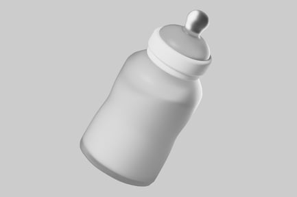 Preview: Baby bottle in white color