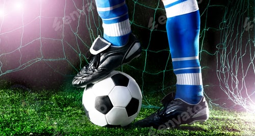 Preview: Soccer player's feet