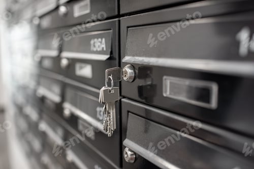 Preview: Residential metal postboxes