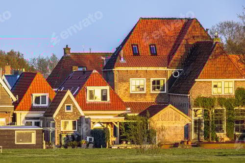 Preview: Historic village Friesland Netherlands