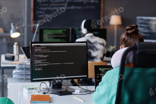 Preview: People working in IT office