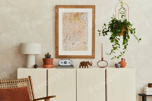 Preview: Stylish composition of modern living room interior