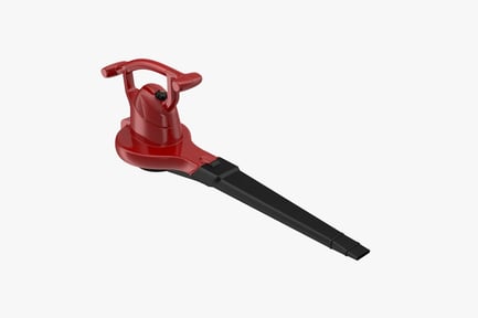 Preview: Red Electric Cordless Leaf Blower for Yard and Garden Cleaning