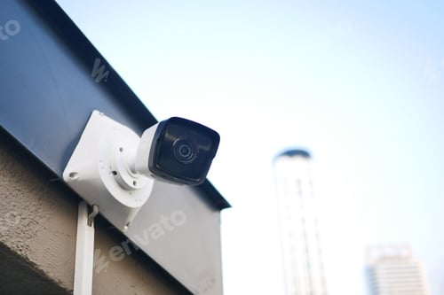 Preview: CCTV security camera operating outdoor