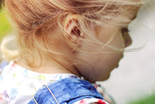 Preview: Close Up of Child's Hair and Face