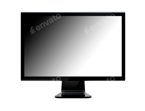 Preview: black flat smart wide TV