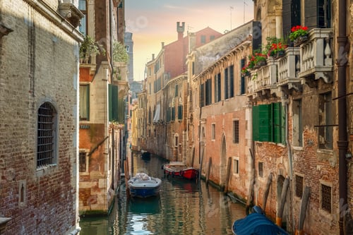 Buildings on the canal