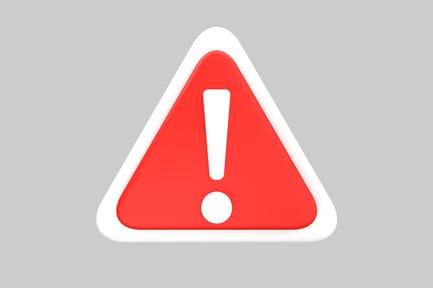 Aperçu: Triangle de signalisation rouge et blanc