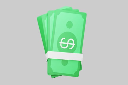 Preview: Stack of digital cash icon