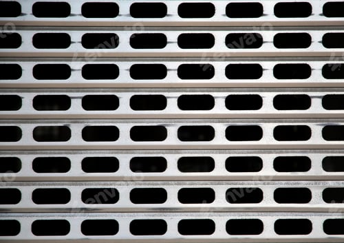 Preview: Detail of the metal shutters