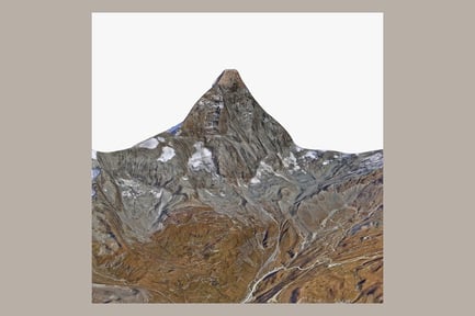 Preview: Matterhorn Mountain Terrain with Alpine Valley
