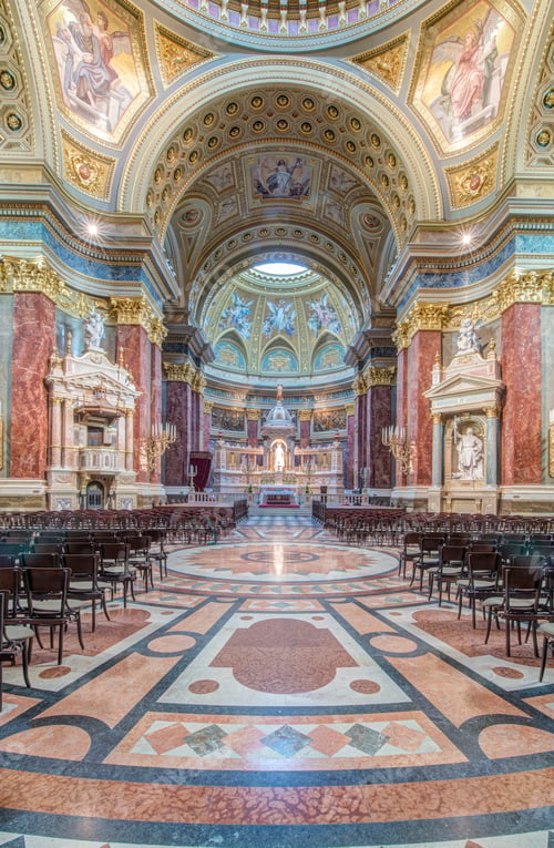 Preview: 54739,Interior of St. Stephen's Basilica, Budapest, Hungary
