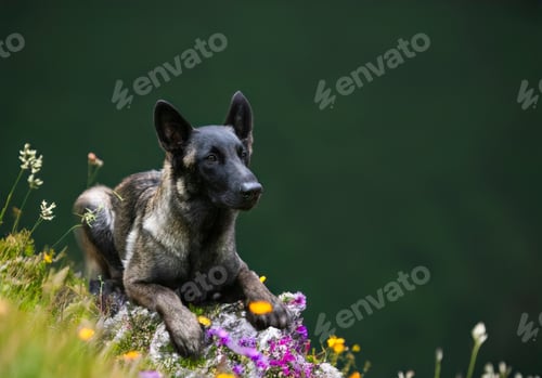 Preview: malinois in nature