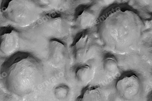 Preview: The Abstract Textured Background Of A Bumpy Surface Of Black Color
