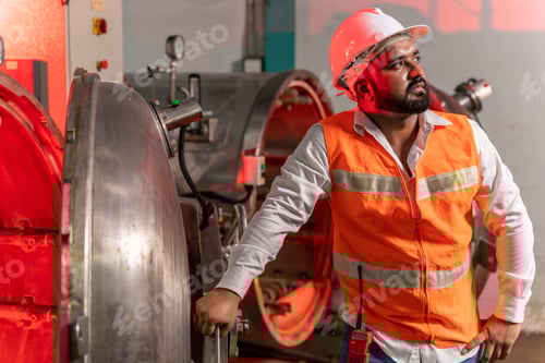 Preview: Team of engineers practicing maintenance Taking care