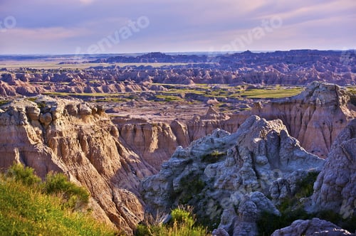Vista previa: Eroded Badlands Scenery