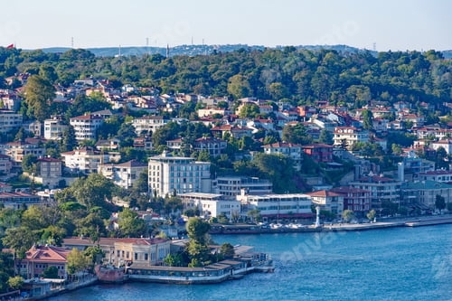 Preview: From the bridge Istanbul city BaltaLimani coast view