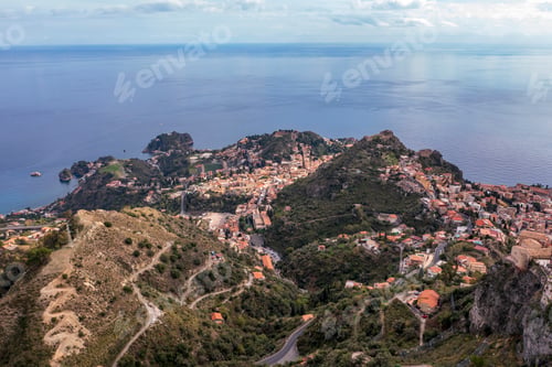 Preview: hills of Taormina city
