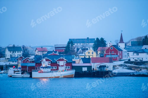 Preview: The fishing village of Reine, Lofoten, Norway