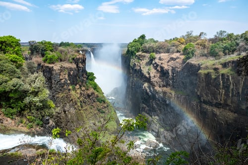 Preview: Victoria Falls, waterfall on the Zambezi River between Zambia and Zimbabwe. Africa