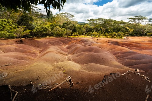 Preview: Seven colored lands on the island of Mauritius, nature reserve, Chamarelle