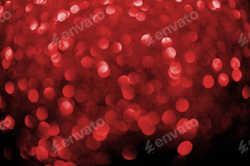 Preview: abstract shiny red bokeh background