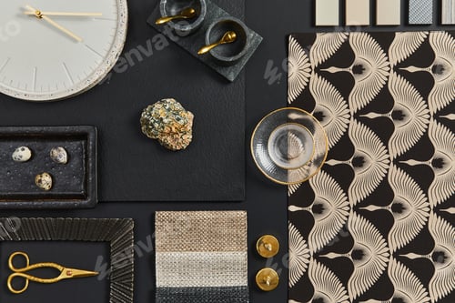 Preview: Stylish composition of living room interior