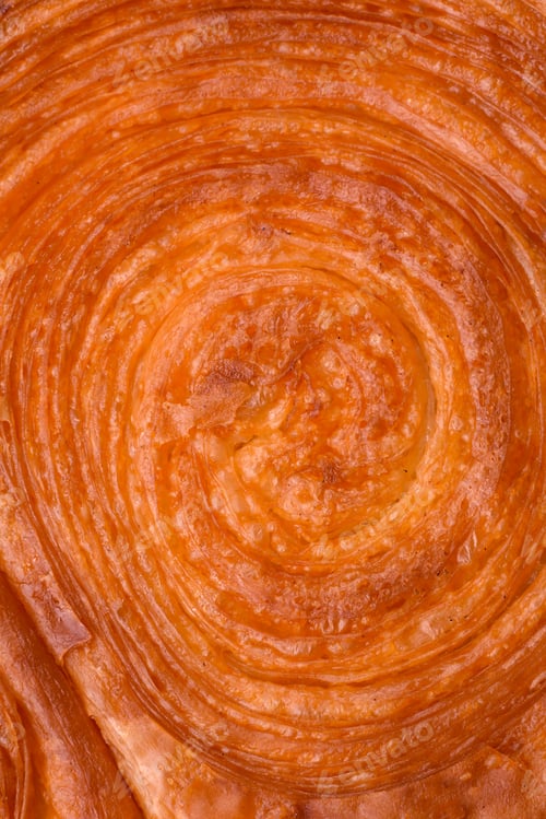 Preview: Round puff pastry croissant with citrus filling or New York roll