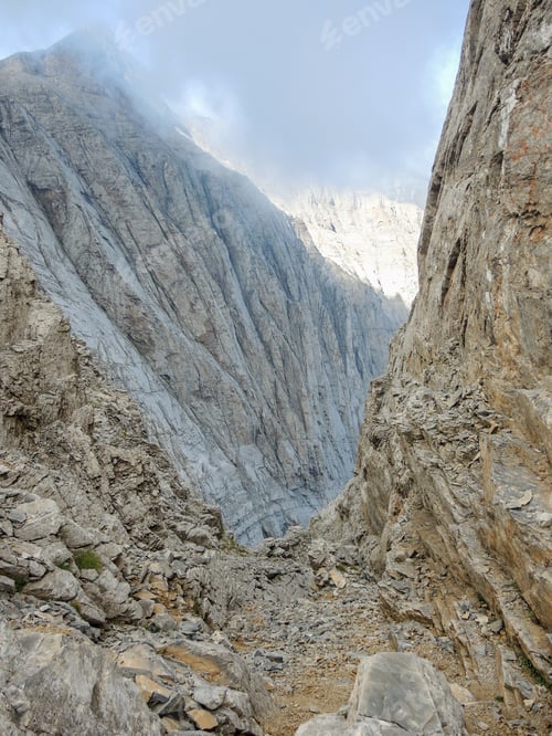 Preview: Scenic view of the high mountains in Olympus, Greece