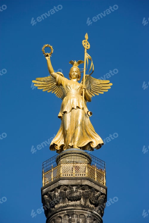 Preview: Gold statue, Victory Column, Berlin, Germany