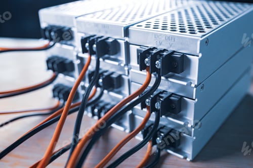 Preview: Close-up metal cases for storing power supply
