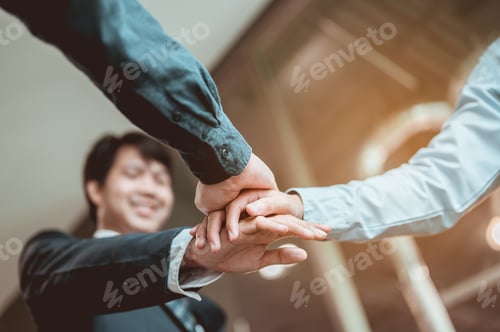 Preview: Coordination of hands. Bussiness, Teamwork,Success, Working, Successful Concept.