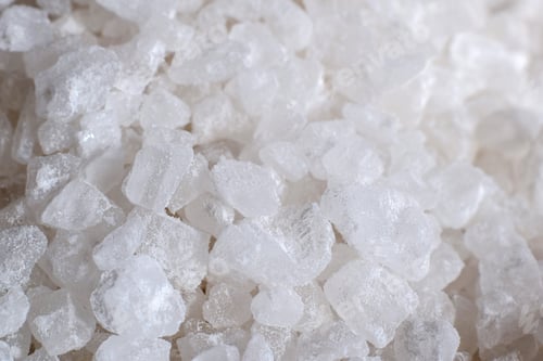 Preview: Macro large salt crystals closeup