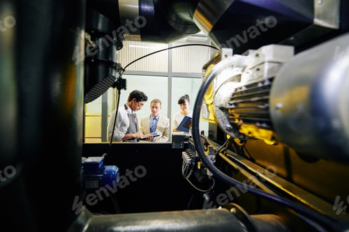 Preview: Business partners signing contract in roastery