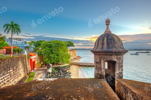 Preview: San Juan, Puerto Rico Caribbean Coast Along Paseo de la Princesa