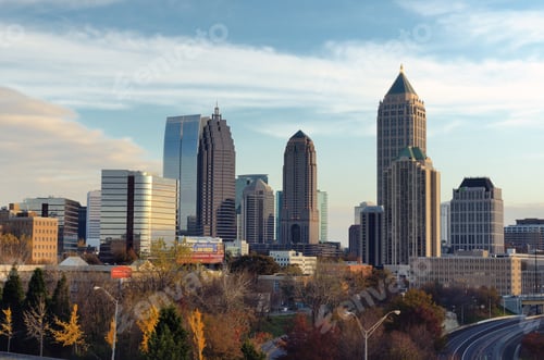 Preview: Atlanta - November 19: Downtown On November 19, 2011 In Atlanta, Ga. Atlanta Has The Nation'S Third